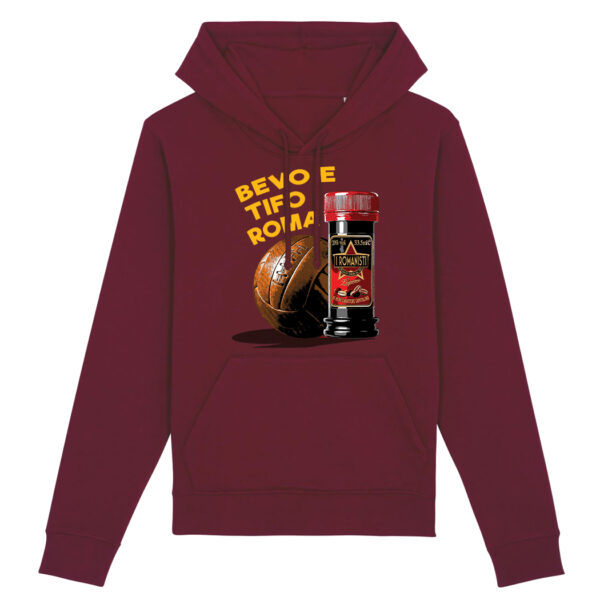 FELPA CAPPUCCIO BURGUNDY - BEVO E TIFO ROMA
