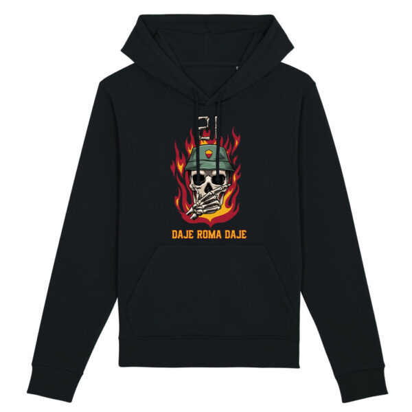FELPA CAPPUCCIO BLACK - SKULL MASK